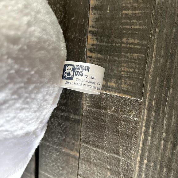 Wonder Toys Circus Circus White Teddy Bear Plush, Stuffed Animal - Picture 5 of 5